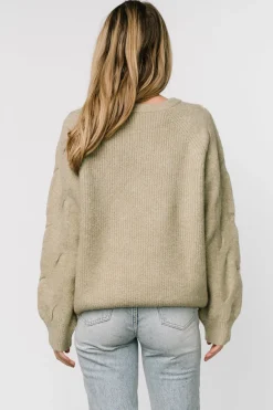 Baltic Born Vancouver Sweater | Light Olive