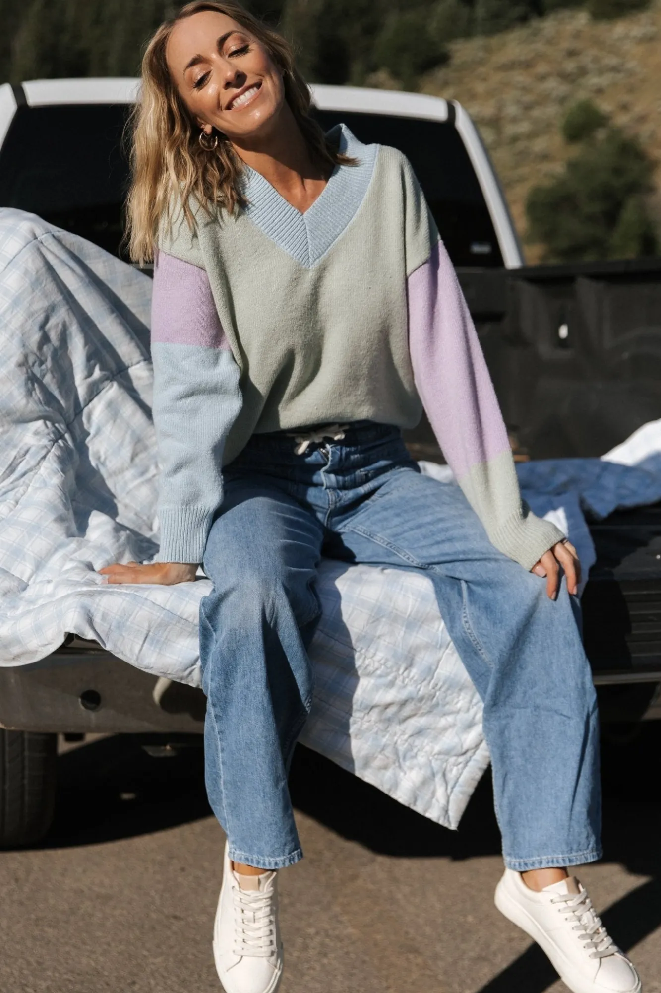 Baltic Born Varsity Color Block Sweater |