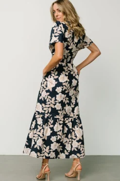 Baltic Born Vera Maxi Dress | Navy Floral