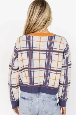 Baltic Born Verbier Sweater | Blue + Orange