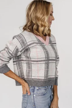 Baltic Born Verbier Sweater | Gray + Blush