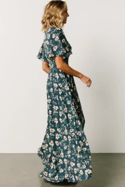 Baltic Born Verona Smocked Maxi Dress | Slate Floral