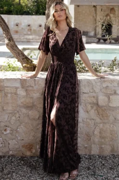 Baltic Born Veronica Velvet Maxi Dress |