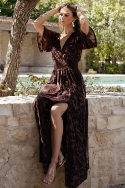 Baltic Born Veronica Velvet Maxi Dress |