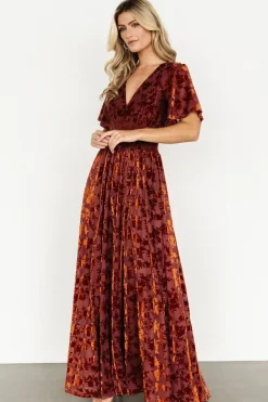 Baltic Born Veronica Velvet Maxi Dress |