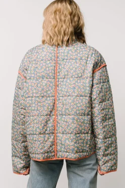 Baltic Born Vida Jacket | Dusty Blue + Coral Floral