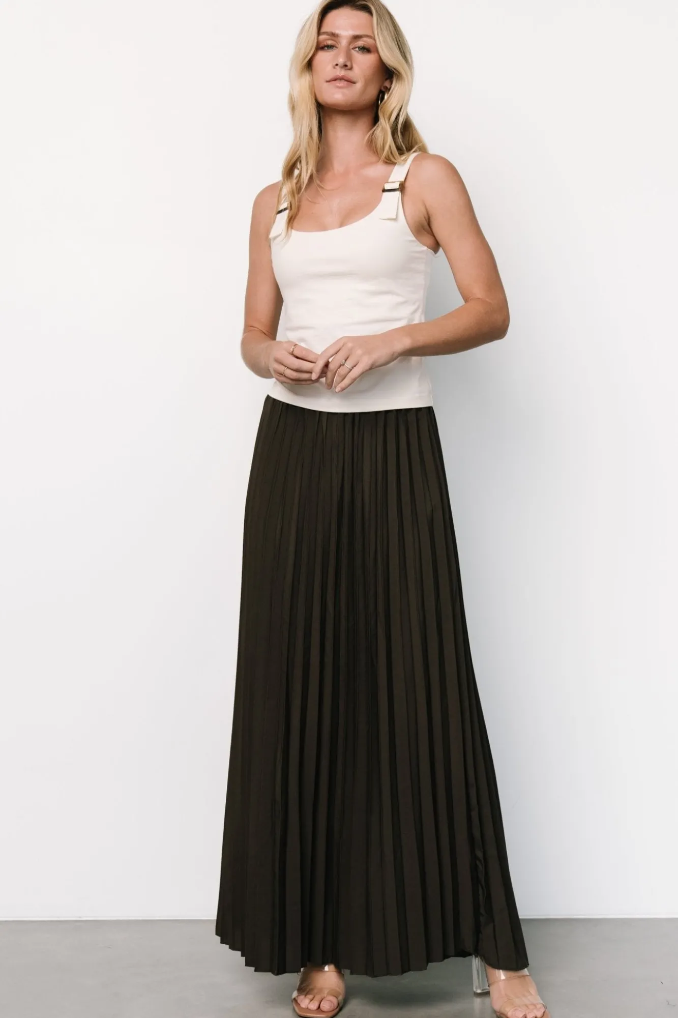 Baltic Born Vinny Pleated Maxi Skirt |