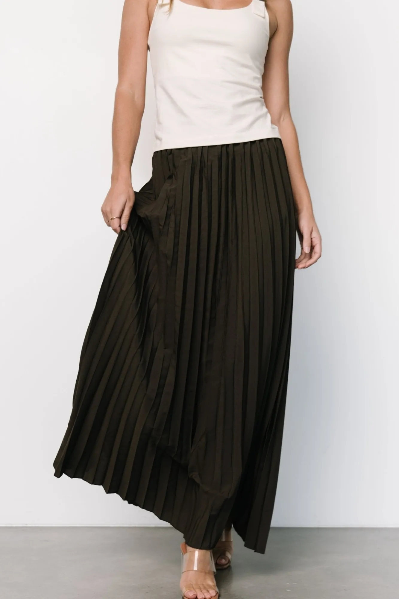 Baltic Born Vinny Pleated Maxi Skirt |