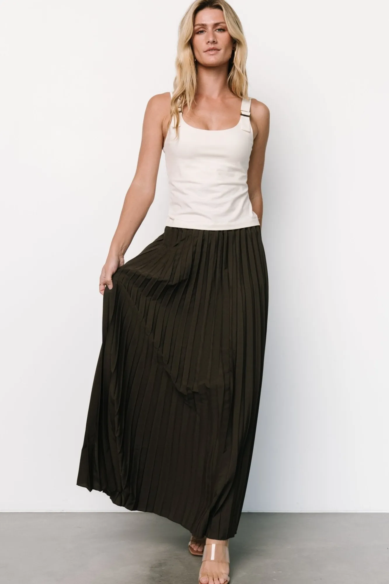 Baltic Born Vinny Pleated Maxi Skirt |