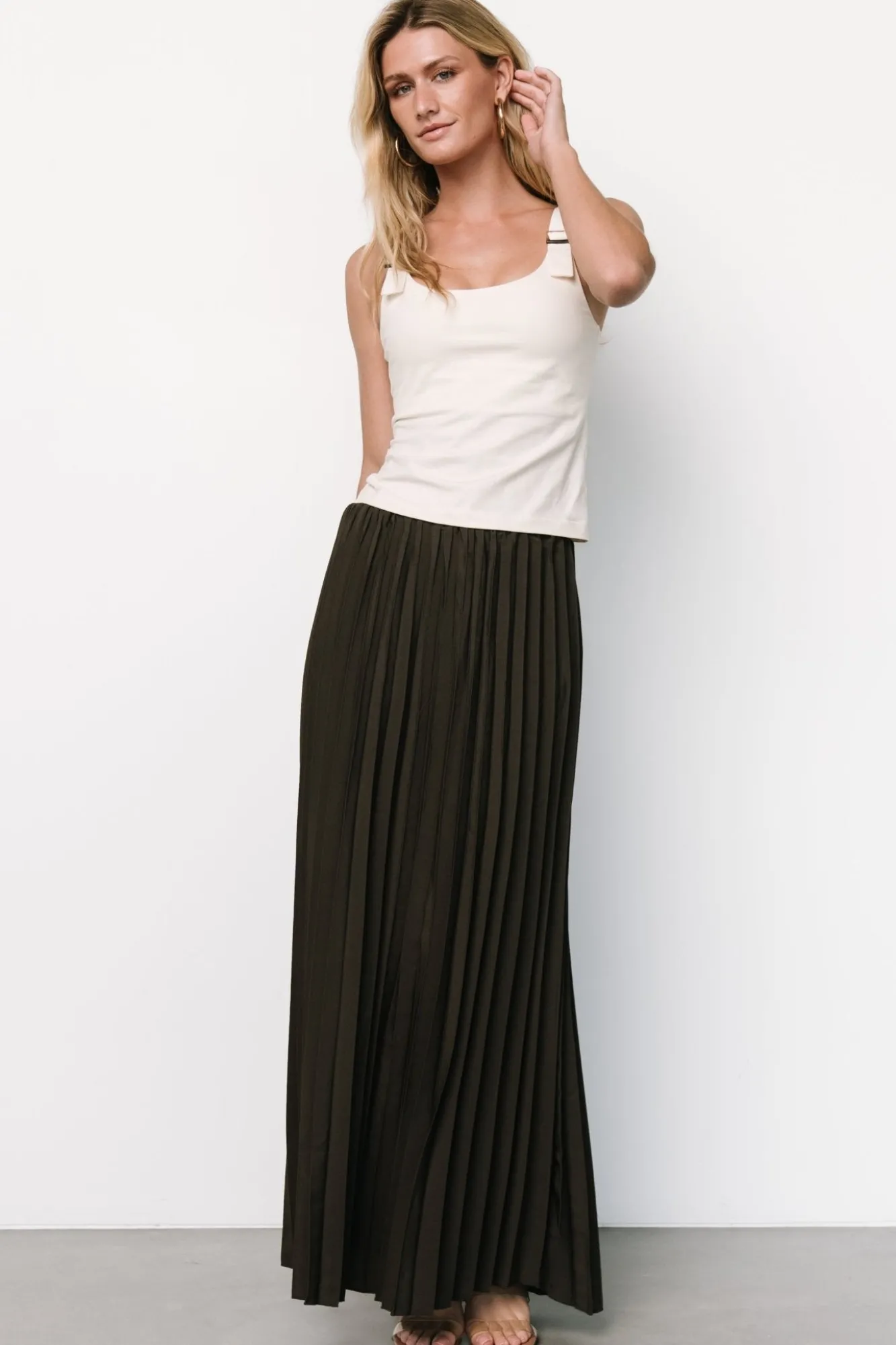 Baltic Born Vinny Pleated Maxi Skirt |