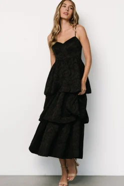 Baltic Born Violetta Embossed Tiered Dress |