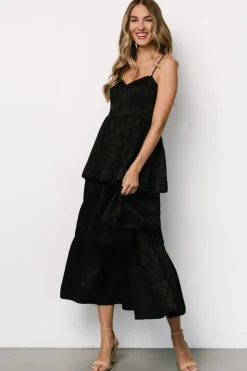 Baltic Born Violetta Embossed Tiered Dress |