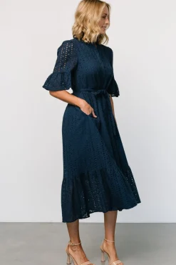 Baltic Born Virginia Eyelet Midi Dress |