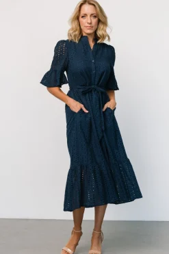 Baltic Born Virginia Eyelet Midi Dress |