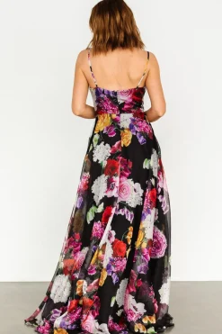 Baltic Born Vivienne Maxi Dress | Black Multi Floral