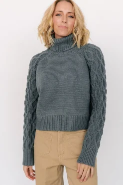 Baltic Born Vonn Turtleneck Sweater | Winter Green