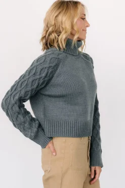 Baltic Born Vonn Turtleneck Sweater | Winter Green