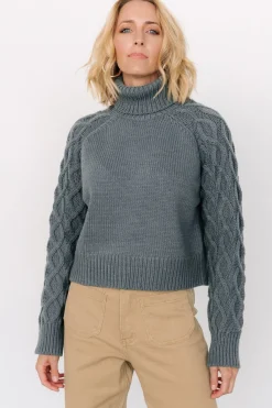 Baltic Born Vonn Turtleneck Sweater | Winter Green