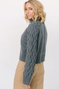 Baltic Born Vonn Turtleneck Sweater | Winter Green