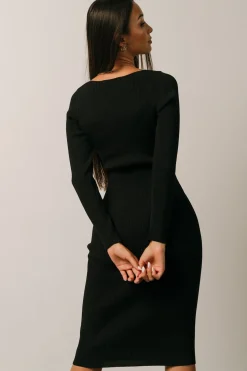Baltic Born Waldorf Ribbed Midi Dress |