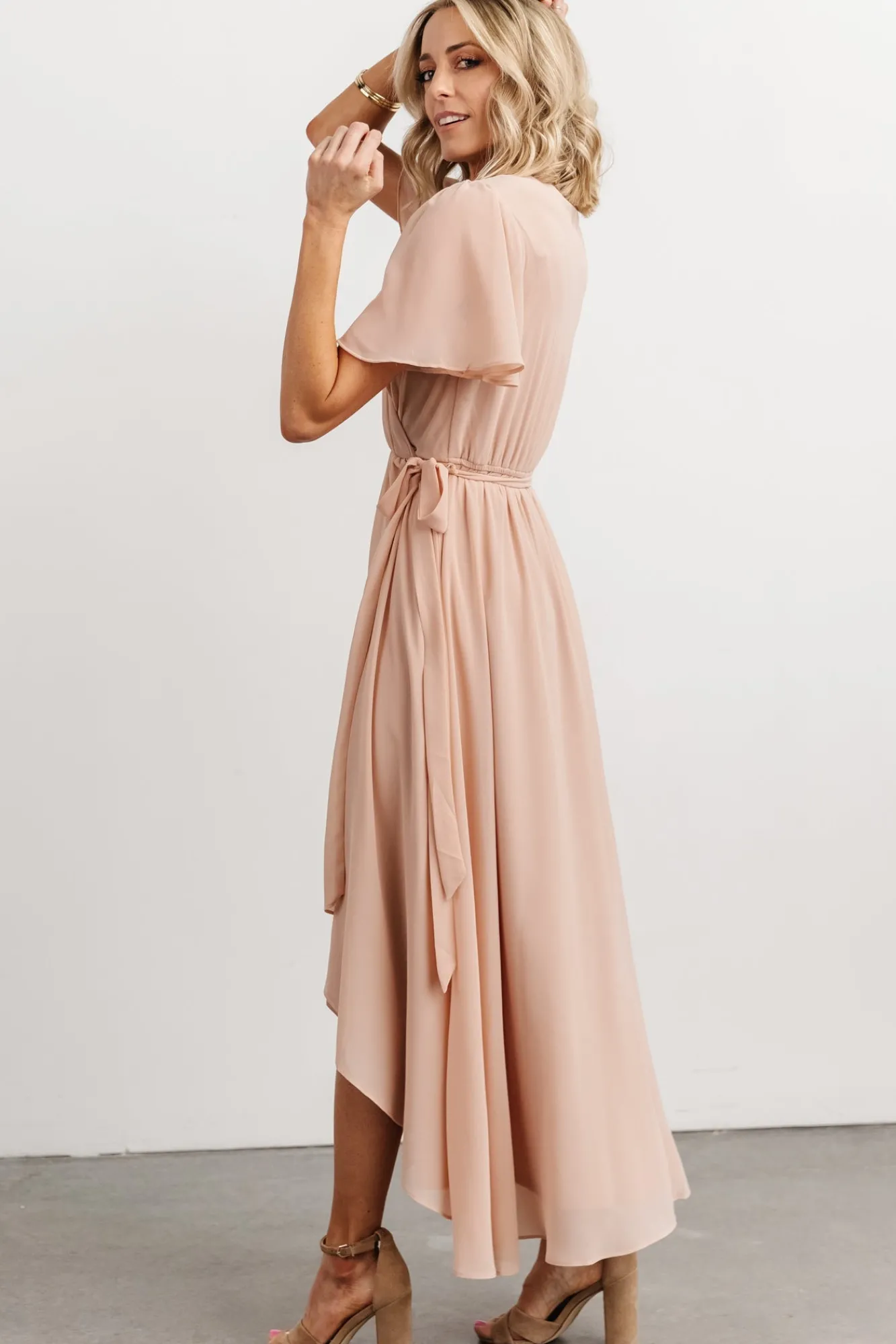 Baltic Born Waverly Wrap Dress | Dusty Blush