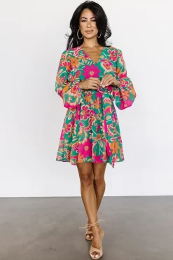 Baltic Born Wesley Mini Dress | Green Multi