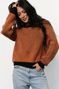 Baltic Born Winifred Ribbed Sweater | Black + Spice