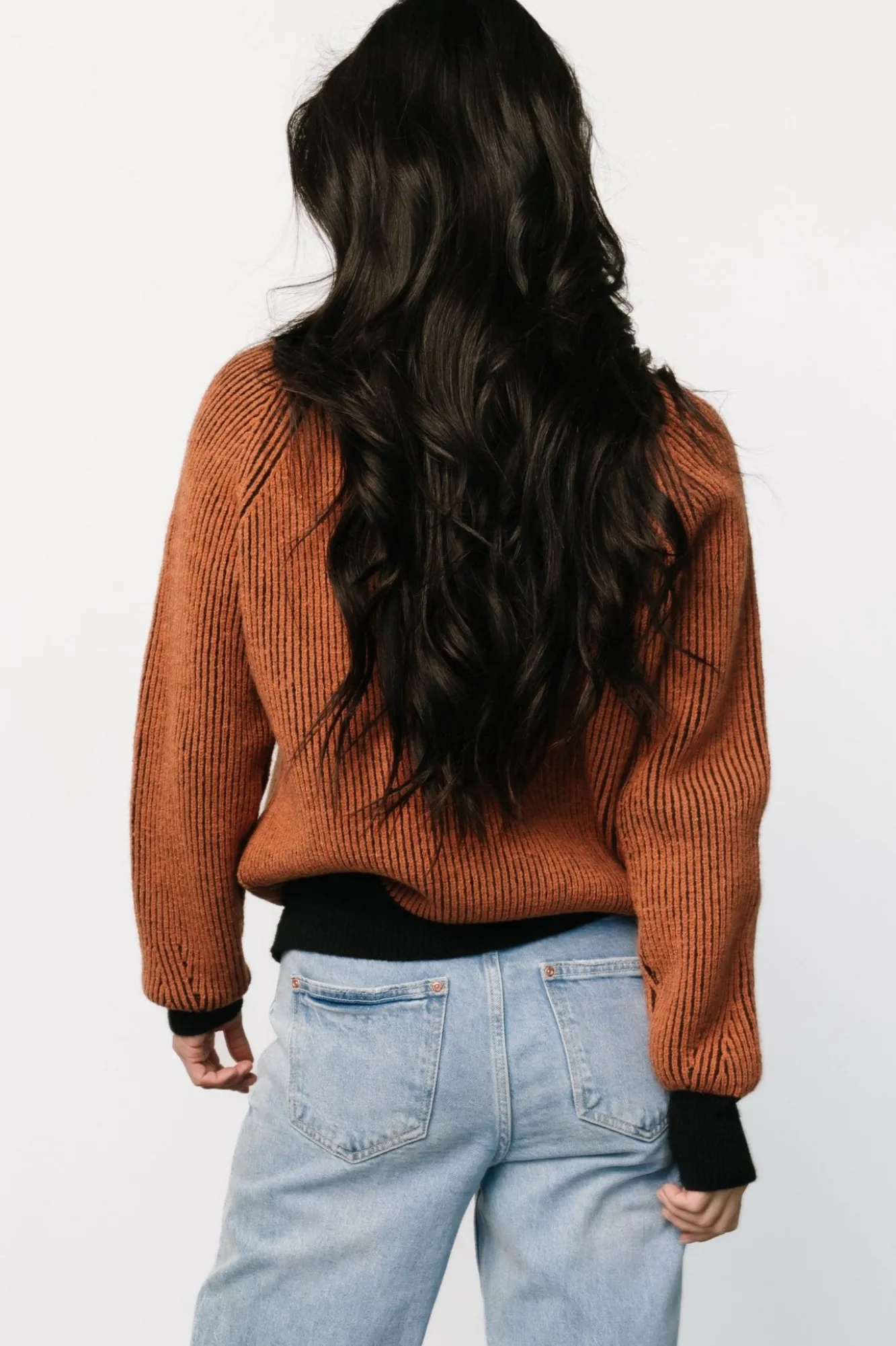 Baltic Born Winifred Ribbed Sweater | Black + Spice