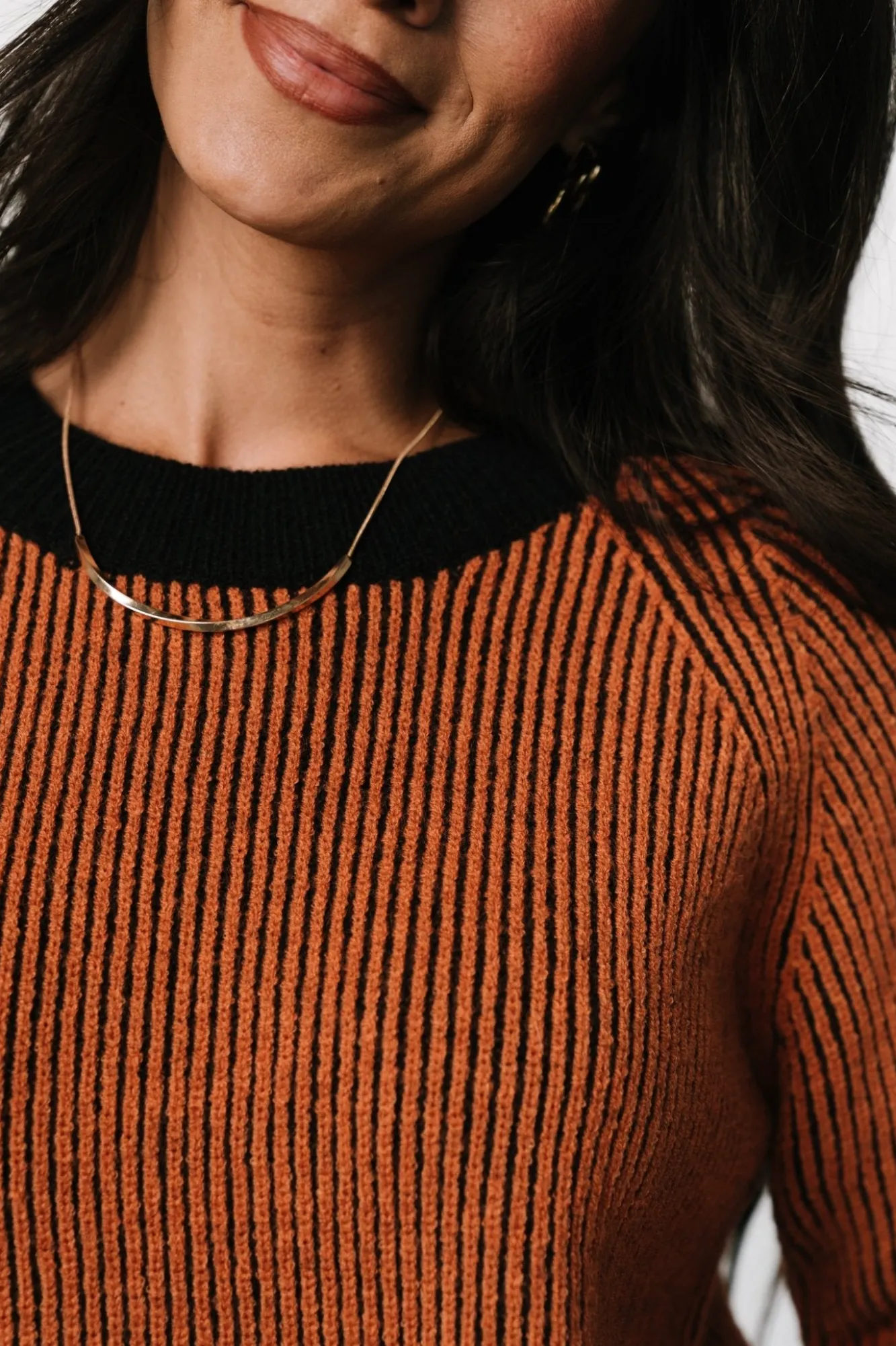 Baltic Born Winifred Ribbed Sweater | Black + Spice