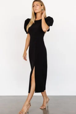 Baltic Born Younge Puff Sleeve Midi Dress |