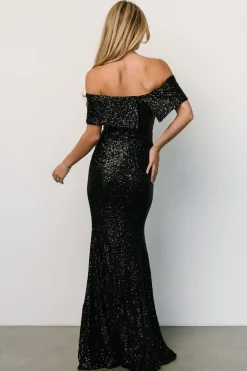 Baltic Born Yvonne Off Shoulder Sequin Gown |