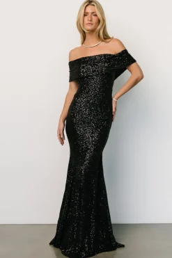Baltic Born Yvonne Off Shoulder Sequin Gown |