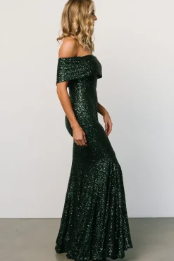 Baltic Born Yvonne Off Shoulder Sequin Gown |