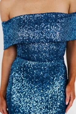 Baltic Born Yvonne Off Shoulder Sequin Gown |