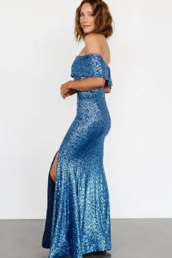 Baltic Born Yvonne Off Shoulder Sequin Gown |