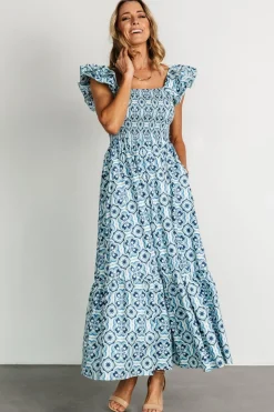 Baltic Born Zoey Smocked Maxi Dress | Blue Print