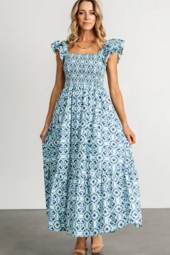 Baltic Born Zoey Smocked Maxi Dress | Blue Print