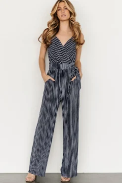 Baltic Born Zuri Tank Jumpsuit | Navy Stripe