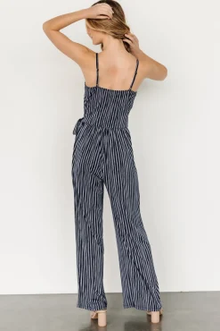 Baltic Born Zuri Tank Jumpsuit | Navy Stripe